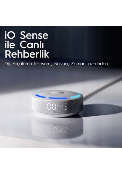 Oral-b Io 10 Şarjlı Diş Fırçası Stardust Beyaz Orta Sertlikte Fırça Kılı İle Ultrasonik Temizlik