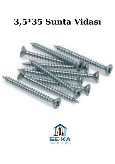 3,5 35 Sunta Vidası 50 Adet 3.5 x 35 MM