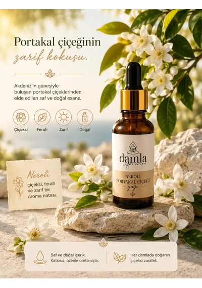 Biodamla Natural Neroli Portakal Çiçeği Yağı 10 Ml
