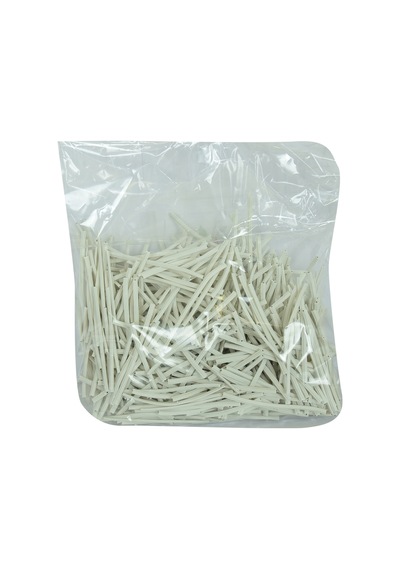 Lokman Avm Bağlama Teli Tel Klips Pvc Kaplamalı Beyaz Takribi 500 Adetli 500 G