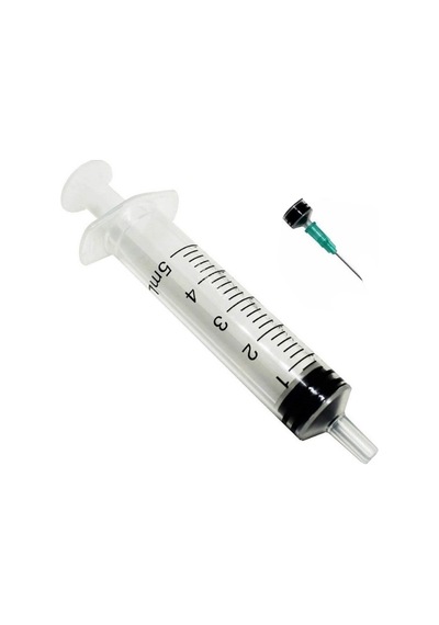 Ayset - 5 Ml 3 Parça Yeşil Kısa İğneli Enjektör 21g X 16 Mm 10 A