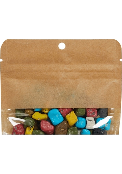Packanya Kraft Geniş Pencereli Doypack 200'lü 11 x 18.5 + 3.5 CM