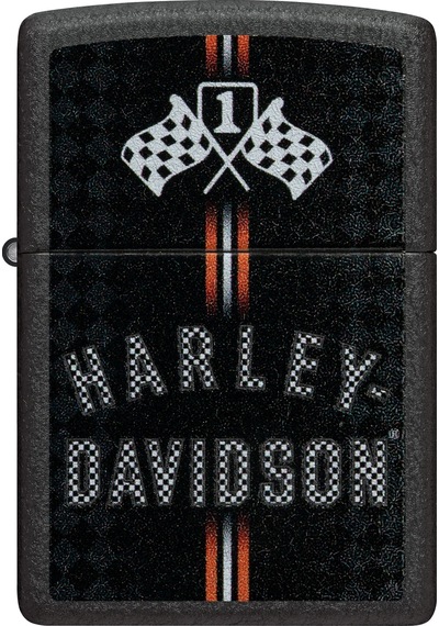 Zippo Harley Davidson First Place Dizayn Çakmak Siyah