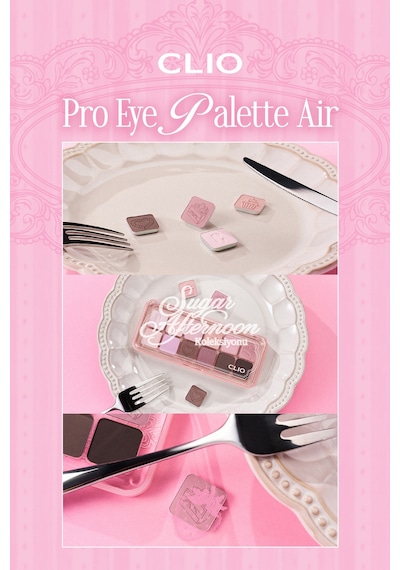 Hafif Dokulu Yoğun Renklere Sahip Göz Farı Paleti Clıo Pro Eye Palette Air 22 Sugar Afternoon