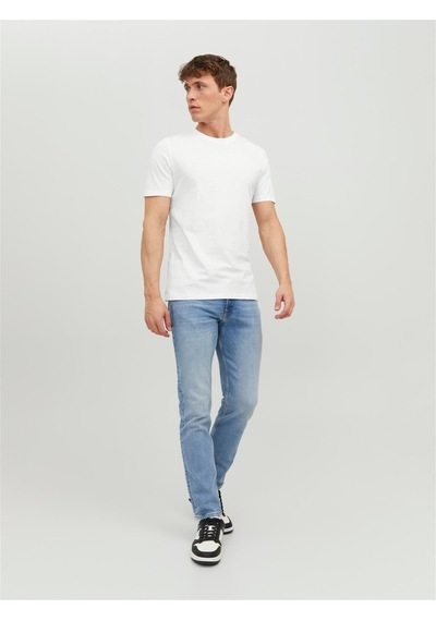 Jack & Jones Jjeorganıc Basıc Tee Ss O-neck Noos White-white Beyaz