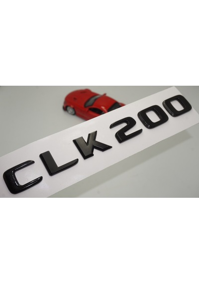 CLK 200 Bagaj Parlak Siyah ABS 3M 3D Yazı Logo