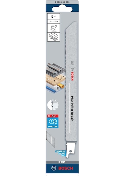 Bosch Pro S 1132 Vfr Palet Tamiri İçin 5 Li 2608659006
