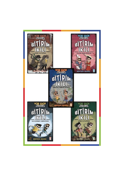 Timaş Çocuk Bitirim İkili 5 Kitap Set (amazon Ormanları’nda, Çoook Uzak Doğu’da, Afrika Kıtası’nda, Baltagirmez)