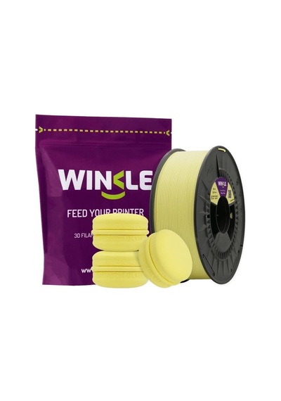 Winkle Pla Hd Filament Pastel Banana Yellow 1.75mm 1 Kg
