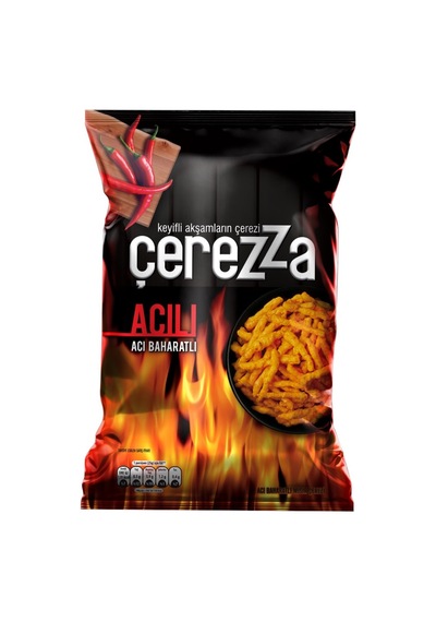 Frito Lay Çerezza Acılı Cips 117g - Atıştırmalık Keyfi 2'li Ekonomik Paket - 2 Adet Tarı