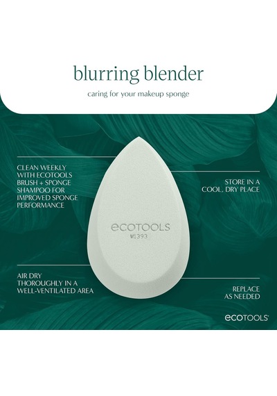Lexroo Blend + Blur Makyaj Fırçası Ve Sünger Duo, Makyaj Blender Sünger Ve Fondöten Fırçası
