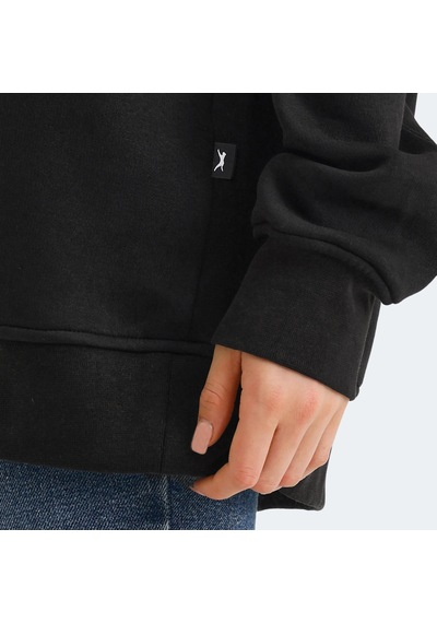 Slazenger VADIM Oversize Kadın Oversıze Siyah Sweatshirt