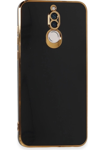 Mey İthalat Huawei Mate 10 Lite Kılıf Volet Silikon - Siyah