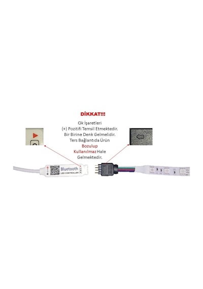 BLUETOOTH RGB ŞERİT LED KONTROL MODÜL CİHAZI