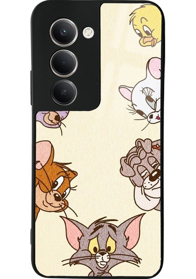 Xiaomi Redmi 15 Tom And Jerry Tasarımlı Glossy Telefon Kılıfı Çok Renkli