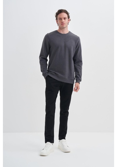 Cazador 5620 Erkek Selanik Sweatshirt Antrasit
