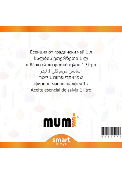 Adaçayı Mum Esansı 14983 1 Litre Şeffaf