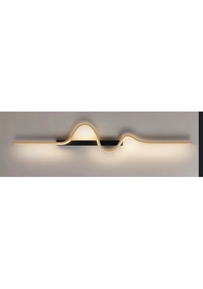 Yatak Başı Aplik 100 cm - Motif Antrasit