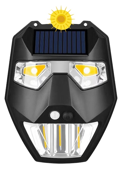 Greentech Güneş Enerjili - Yüz Görünümlü Led Aydınlatma / GT-SL19
