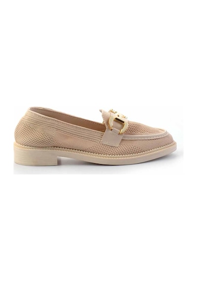 Bambi Bej Kadın Loafer Ayakkabı K01362245682 Bej