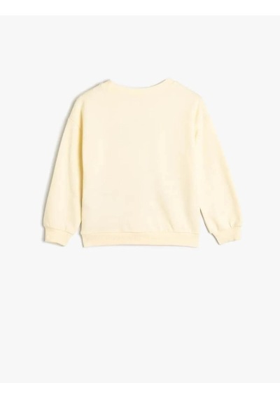 Koton Erkek Bebek Sweatshirt Ekru 5wmb10106tk 25ky59003230 Y5915 Ekru