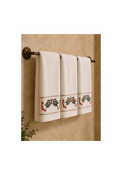 Punch Panc Nakışlı İşlemeli Hediyelik Çeyizlik Dekoratif %100 Pamuk Havlu- Havlu Seti 50x90 Cm 4 Adet Yaprak Renkli Punch Panc Nakışlı İşlemeli Hediyelik Çeyizlik Dekoratif %100 Pamuk Havlu- Havlu Seti 50x90 Cm 4 Adet Yaprak Renkli