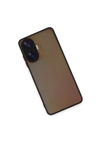 Realme C55 Kılıf Montreal Silikon Kapak - Siyah