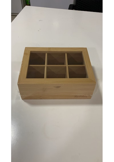 Tantitoni Bambu Poşet Çay Kutusu 21x16 Cm