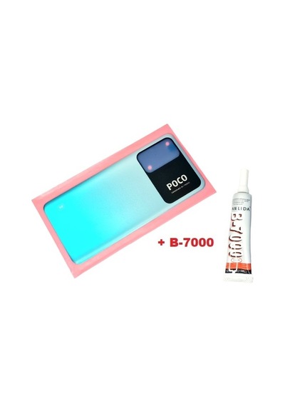 Xiaomi Poco M4 Pro 5g Arka Pil Batarya Kapağı B-7000 Mavi