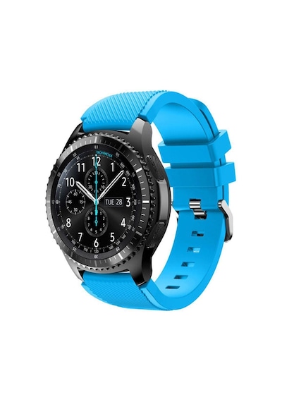 Huawei Watch Gt5 Gt4 Gt2e Gt2 Gt3 Gt3 Pro Honor Watch 2 Uyumlu Silikon Kordon Mavi Açık