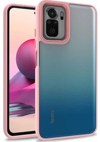 More Tr Poco M5s Kılıf Mtr Flora Kapak - Rose Gold