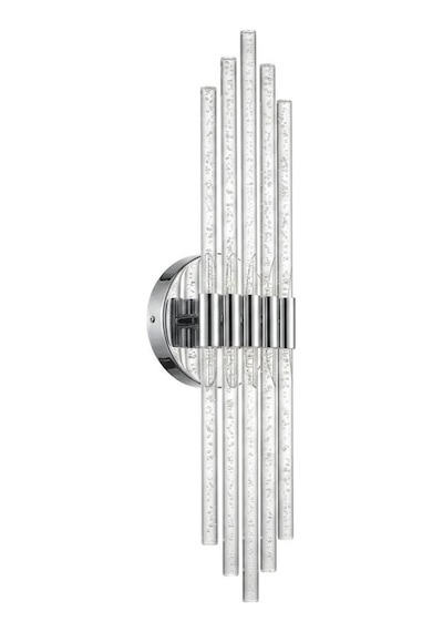 Bhbackhome Aura Large 51 Cm Modern Tasarım Led Aplik - Duvar Lambası - Gümüş - Beyaz Led Gümüş Beyaz Led