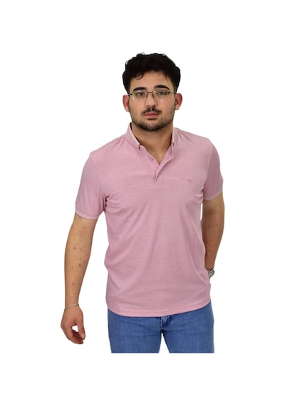 Raymons Erkek Büyük Beden Polo Yaka Merserize Tişört T3000 Bgl-st04534 Pembe