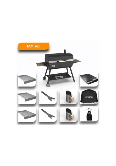 Ateşten Maxi Tam Set Barbekü Mangal