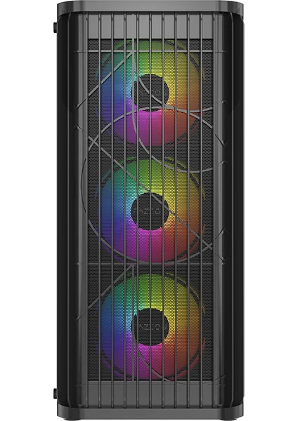Fazeon F20 650w 80+ Bronze Mesh Argb 4x120mm Fanlı E-atx Siyah Gamıng Kasa