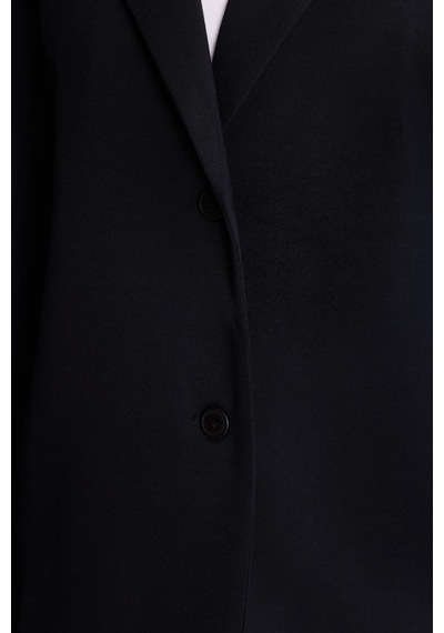 Defacto Standart Fıt Ceket Yaka Blazer Ceket G2228ax26spbk81 Siyah-bk81