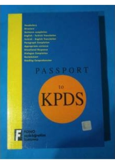 Passport To Kpds Soru 2000 Yılı Basım