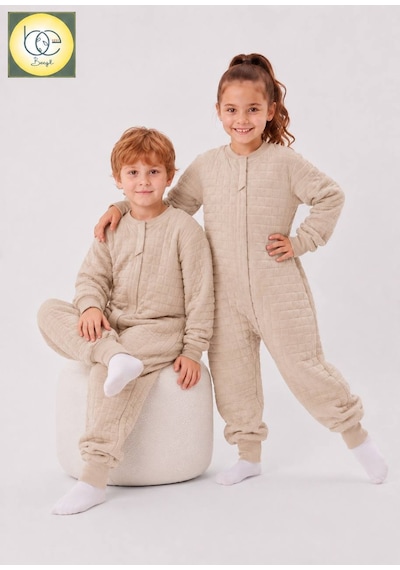 Babyhola Begı Kapitone 1.5 Tog Unisex Bebek Uyku Tulumu 2704 Kahverengi