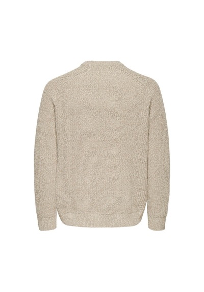 Only & Sons Onsjoın Rlx Ls Raglan Knıt Silver Lining Çok Renkli