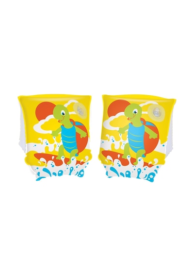 Bestway Turtle Armbands Figürlü Şişme Deniz Kolluk 23 x 15 cm Kırmızı