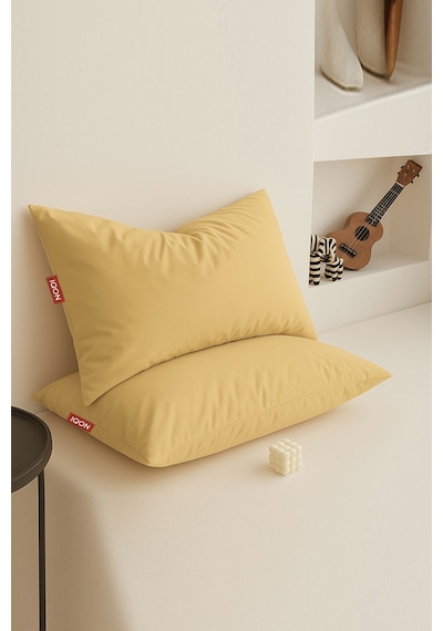 İqon Mix & Match Plain Ranforce 2 Li Yastık Kılıfı Seti Sarı