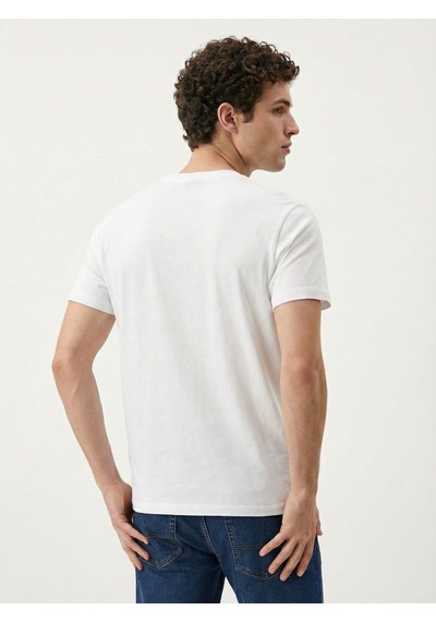 LOFT Regular Fit Erkek Tshirt K.kol Lf2042275 Q1.v1 Beyaz