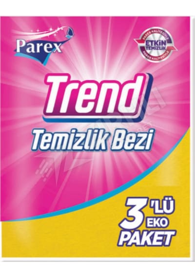 5 Adet Parex Trend Temizlik Bezi 3'lü Çok Renkli