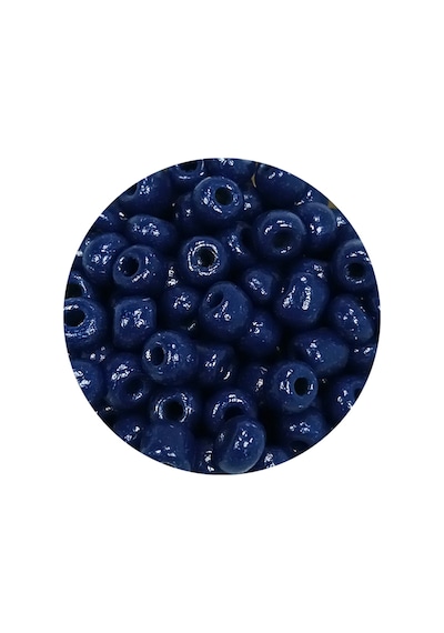 Dökme Cam Kum Boncuk Büyük Boy 6/0 4 Mm - 20 Gram - Lacivert - Bnc098