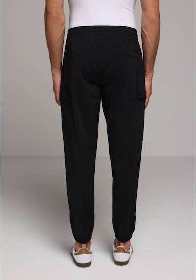 Colin's Colins Slim Fit Orta Bel Lastikli Paça Erkek Siyah Pantolon Cl1079709 Q1.v1 Blk