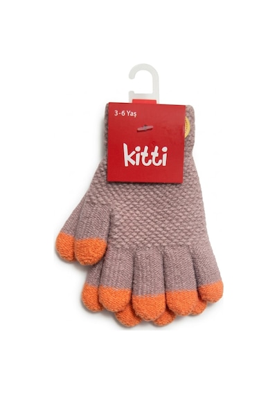 Kitti Eldiven Örme Pudra