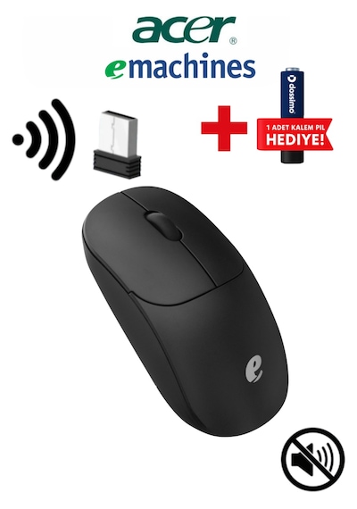 Acer Emachines Eam080 Usb Beyaz 2.4ghz Kablosuz Mouse Diğer