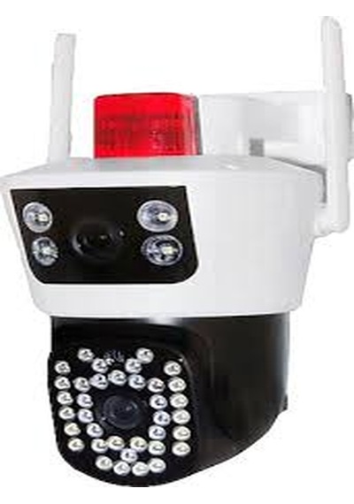 Glow Gl-302 6mp 2.8mm Çift Kamera 40 Led Wifi Black Ptz