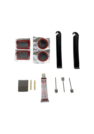 Bisiklet Lastik Tar Yama Seti Levyeli Zımpralı Solisyonlu İğneli Set