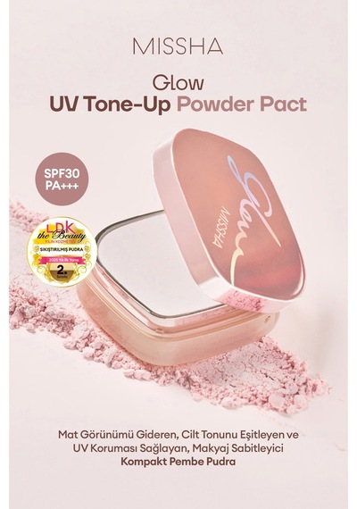 Missha Glow Uv Tone-up Powder Pact Spf30 Pa+++